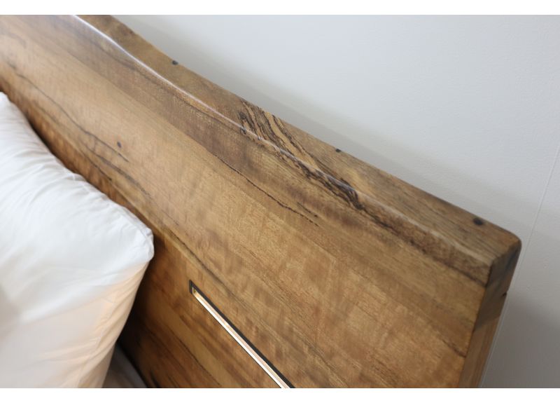 Queen Size Scandinavian Floating Bed Frame in Australian Marri Timber - Naturaliste
